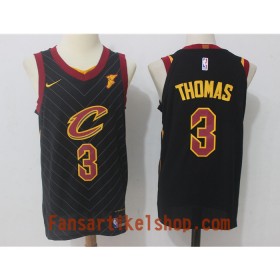 NBA Cleveland Cavaliers Trikot Isaiah Thomas 3 Nike 2017-18 Schwarz Swingman - Herren